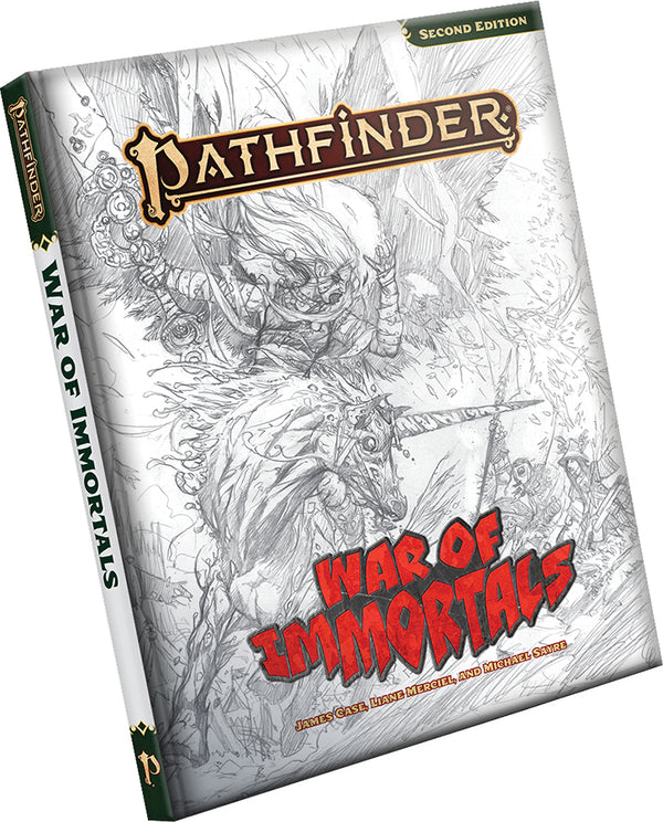 Pathfinder 2E (Second Edition) RPG - War of Immortals (Sketch Cover)