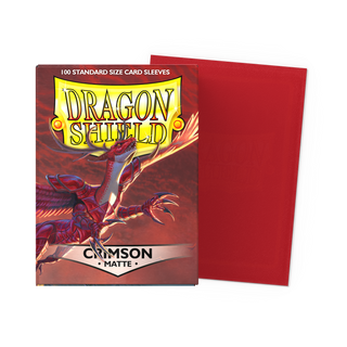 Deck Sleeves - Dragon Shield - Matte - Crimson (100 ct.)