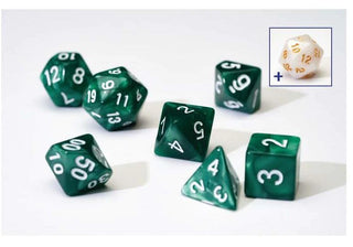 Dice - Sirius - Polyhedral RPG Set (8 ct.) - 16mm - Pearl Green Acrylic