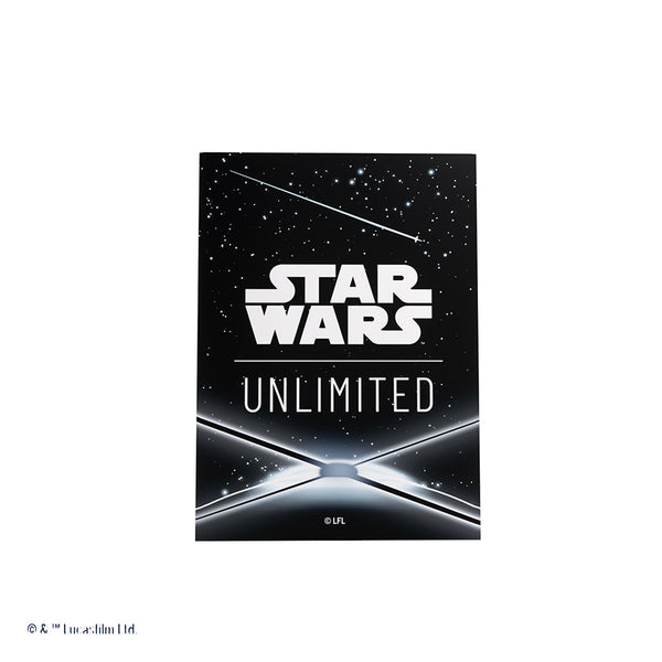 Deck Sleeves - Gamegenic - Star Wars: Unlimited TCG - Premium Art Sleeves - Card Back Black
