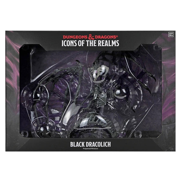D&D - Icons of the Realms - Black Dracolich