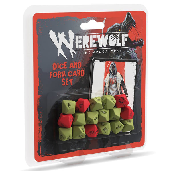 Werewolf: The Apocalypse RPG - Dice and Form Card Set