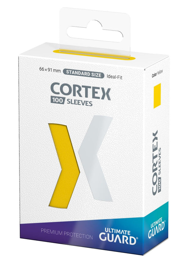 Deck Sleeves - Ultimate Guard - Cortex - Standard Size - Gloss Yellow (100 ct.)