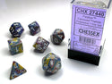 Dice - Chessex - Polyhedral Set (7 ct.) - 16mm - Festive - Carousel/White