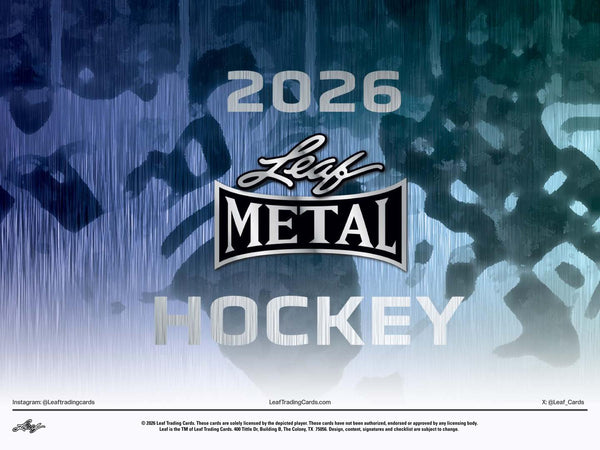 (NOT FOR SALE UNTIL 05/29/2026) 2026 Leaf Metal Hockey Hobby Box