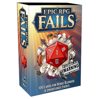 Epic RPG Fails Card Deck