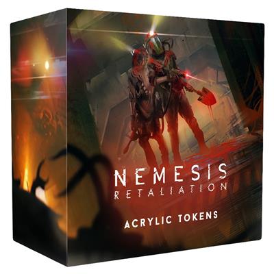 (NOT FOR SALE UNTIL 08/21/2026) Nemesis: Retaliation - Add Ons Acrylic Tokens Expansion Set