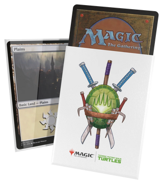 Deck Sleeves - Ultimate Guard - Art Sleeve - MtG - TMNT - Turtle Planeswalker Symbol (100 ct.)