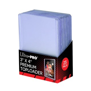 Ultra Pro - Card Storage - Toploaders - 3" x 4" Clear Premium 35 pt. Card Holder (25 ct.)