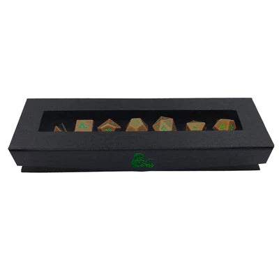 Dice - Ultra Pro - Polyhedral Set (7 ct.) - Heavy Metal - Dungeons & Dragons - Copper/Green
