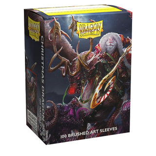 Deck Sleeves (Small) - Dragon Shield - Art - Brushed - Christmas Dragon 2022 (100 ct.)