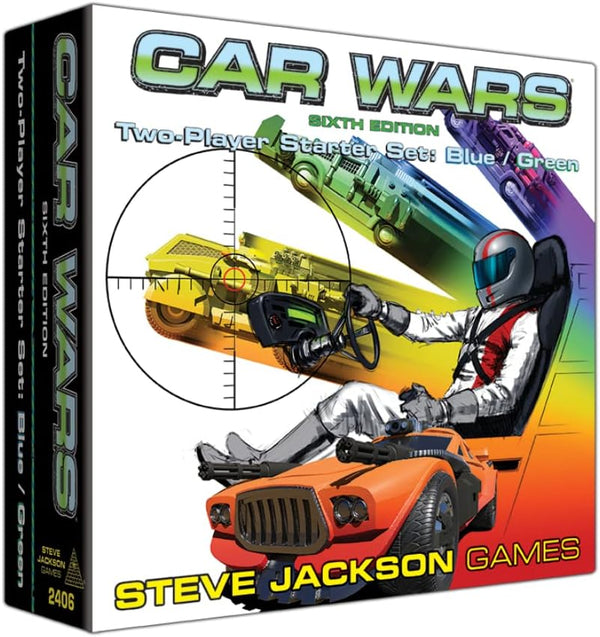 Car Wars (Sixth Edition) - 2-Player Starter Set - Blue/Green