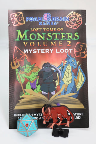 Pins - Foam Brain Games - Lost Tome of Monsters Volume 2 Mystery Loot Pack