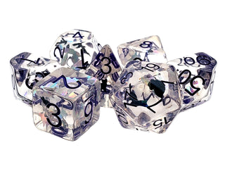 Dice - Old School - Polyhedral Set (7 ct.) - Animal Kingdom - Happy Halloween!