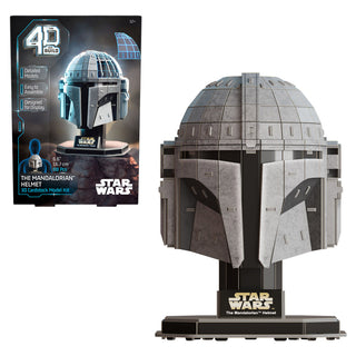 Star Wars - The Mandalorian Helmet - Paper Model Kit - 4D Puzzle (88 Pcs.)