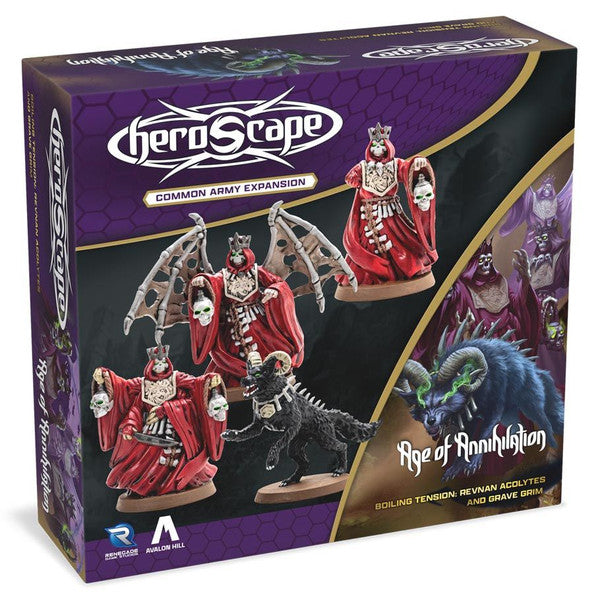 Heroscape - Boiling Tension: Revnan Acolytes and Grave Grim - Army Expansion