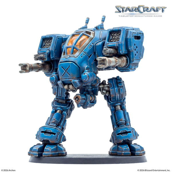(NOT FOR SALE UNTIL 08/07/2026) StarCraft Tabletop Miniatures Game - Terran Goliath Expansion Set