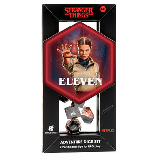 Dice - Sirius - Polyhedral RPG Set (7 ct.) - Adventure Dice - Stranger Things - Eleven