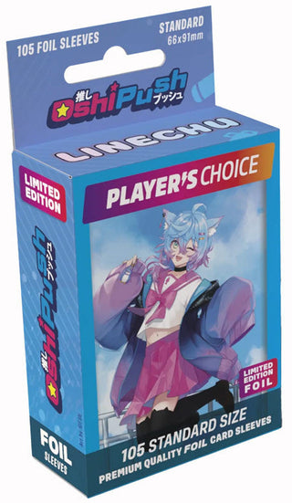 Deck Sleeves - Player's Choice - Oshi Push TCG VTuber Card Game - LineChu (105 Ct.)