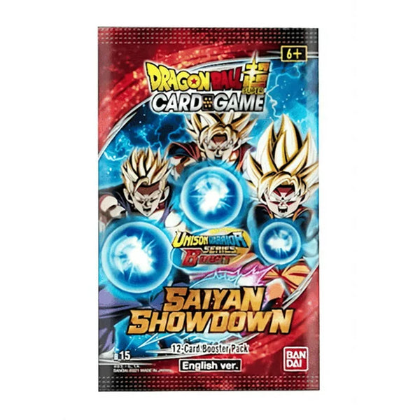 Dragon Ball Super Card Game - Saiyan Showdown Booster Pack (B15)
