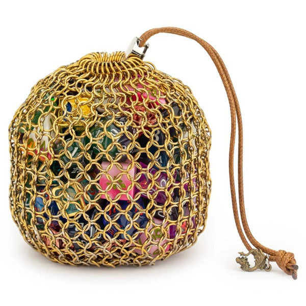 Dice Bag - Hymgho - Hero's Chainmail - Gold