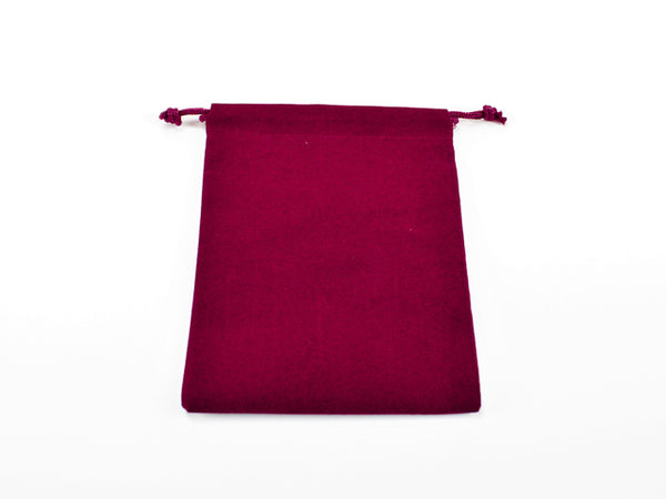 Dice Bag - Chessex - Small - Velour Burgundy Dice Pouch