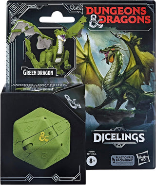 D&D - Dicelings - Green Dragon (D20)