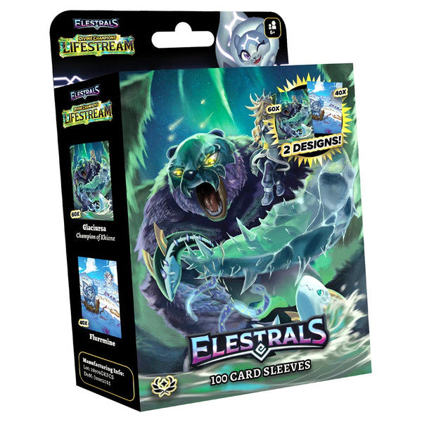Deck Sleeves - Elestrals TCG - Lifestream - Glaciursa Champion of Khione
