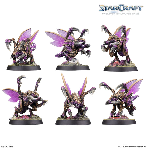 (NOT FOR SALE UNTIL 08/07/2026) StarCraft Tabletop Miniatures Game - Zerg Zergling Expansion Set