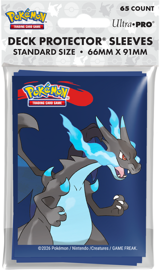 Deck Sleeves - Ultra Pro - Deck Protector - Pokémon - Mega Charizard X (65 ct.)