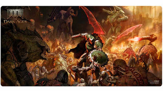 Playmat - Ultra Pro - Stitched Edge - Doom: The Dark Age (Bethesda) - Doom Onslaught Extended 1
