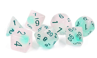 Dice - Sirius - Polyhedral RPG Set (8 ct.) - 16mm - Glowworm - Frosted