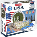 The Country of USA - History Over Time - 3D Puzzle (950+ Pcs.)
