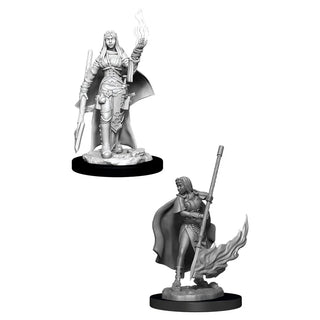 Pathfinder Deep Cuts Unpainted Miniatures - Female Human Oracle (Magic User)