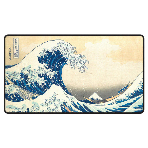 Playmat - Ultra Pro - Black Stitched Edge - The Great Wave of Kanagawa