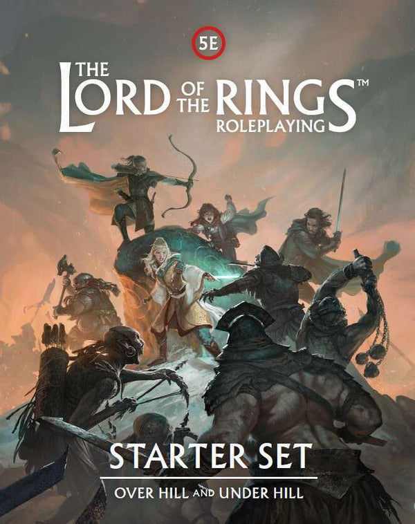 The Lord of the Rings Roleplaying Game (5E RPG) - Starter Set - Over Hill and Under Hill