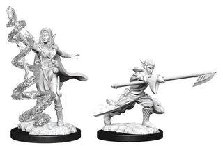 Magic: The Gathering - MTG Unpainted Miniatures - Jorga Warcaller & Joraga Treespeaker