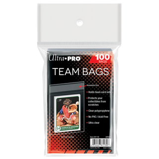 Ultra Pro - Card Storage - Soft Sleeves - Team Bags Resealable Sleeves (100 ct.)