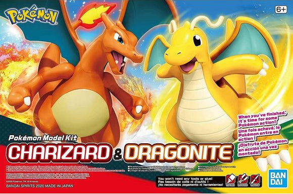 Bandai Hobby - Pokémon - Charizard & Dragonite Model Kit
