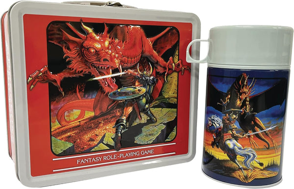 D&D - Dungeons & Dragons 1983 Player`s Manual Lunchbox and Thermos