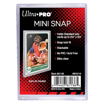 Ultra Pro - Card Storage - Mini Snap - Regular Card Holder