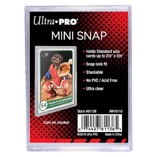 Ultra Pro - Card Storage - Mini Snap - Regular Card Holder