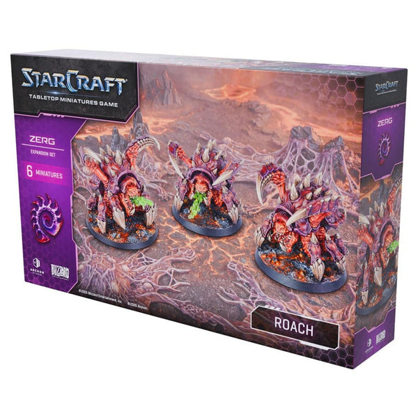 (NOT FOR SALE UNTIL 08/07/2026) StarCraft Tabletop Miniatures Game - Zerg Roach Expansion Set
