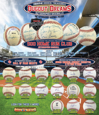 2023 Tristar Hidden Treasures Dugout Dreams Autographed Baseball Box