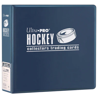Ultra Pro - Card Storage - Binder - 3" D-Ring Album - Hockey - Blue