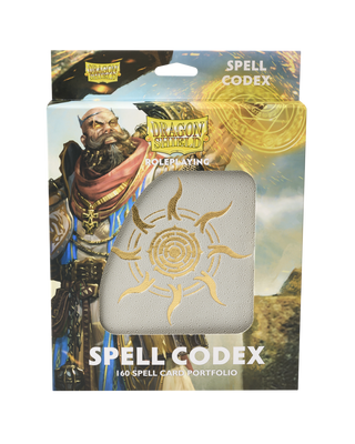 RPG Storage - Dragon Shield - Spell Codex - Ashen White
