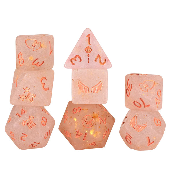 Dice - Sirius - Polyhedral RPG Set (8 ct.) - 16mm - Vox Machina Adventure Dice - Pike Trickfoot