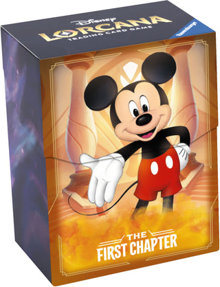 Deck Box - Ravensburger - 80 Card Deck Box - Disney Lorcana TCG - The First Chapter C - Mickey Mouse