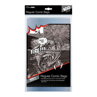 Ultra Pro - Comic Storage - Bags - Regular Size 7 1/8" x 10 1/2" (100 ct.)