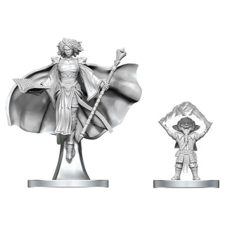 (NOT FOR SALE UNTIL 08/26/2026) D&D - Nolzur's Marvelous Unpainted Miniatures - Gnome Warlock & Aasimar Wizard